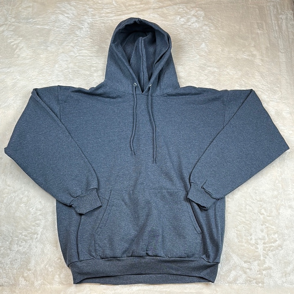 Port and Company Solid Dark Gray Hoodie | Comfy | Oversized | Preshrunk